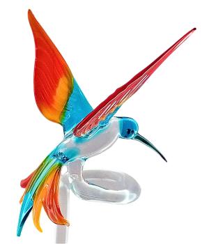 Preview: höhenverstellbarer Orchideenstab, Kolibri (transp.-blau-gelb-rot) Preview: höhenverstellbarer Orchideenstab, Kolibri (transp.-blau-gelb-rot)